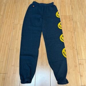 Aviator Nation kids smiley face sweatpants 😁